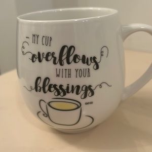 PFALTZGRAFF - MY CUP OVERFLOWS WITH YOUR BLESSINGS coffee cup